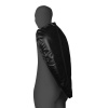 Zip-Up Full Arm and Shoulder Sleeve Restraint - Black - Ouch! zvodná viazacia súprava