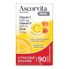 Ascorvita MAX Vitamín C + Vitamín D + Zinok 90 tabliet