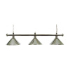 Biliardová lampa Buffalo Baron 3 chrome