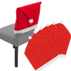 Poťah na stoličku Santa hat 6 ks