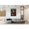 Machový obraz Mona Lisa (109x79cm) - 109 x 79 cm