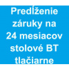 Predĺženie záruky na 24 mesiacov pre stolové BT tlačiarne