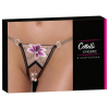 Cottelli Crotchless String with Flower 2322269