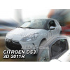 Plexi, ofuky CITROEN DS3 3D, 2010 =>, přední