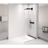 Polysan ARCHITEX BLACK MATT sprchová zástěna 1462mm, čiré sklo