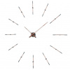 Designové nástěnné hodiny Nomon Merlin Walnut Graphite 125cm