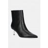Kožené členkové topánky Stand Studio Madison Studded Boot dámske, čierna farba, na vysokom podpätku, 66335-7770 66335.7770 EUR 39