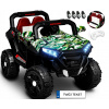 Elektrická štvorkolka detská - Štvorkoliek ATV pre batériu 4x4 kožený lak (ATV QUAD auto s batériou, pohon 4x4, lakovaná koža)