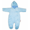 Baby Nellys Kombinézka / overal Minky, zateplená - sv. modrá 74 (6-9m)