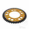 Rozeta Dual 47Z typ 525 zlatá ZF vnútorný priemer 112 rozstup dier 138 pre Honda VT750 DC RC48 Black Widow 2000-2003
