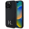Počiatočné puzdro MagSafe na iPhone 16 Pro Karl Lagerfeld zo silikónu Shadow Metal – čierne (Počiatočné puzdro MagSafe na iPhone 16 Pro Karl Lagerfeld zo silikónu Shadow Metal – čierne)