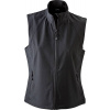 James & Nicholson | JN 1023, Dámska 3-vrstvová softshell vesta, čierna, L