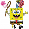 CUKROVÁ TLAČ jedlý obrázok na tortu Cukrová hmota SpongeBob #12 + MENO TEXT