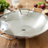 FISSLER Kunming 36 cm - panvica / wok z nerezovej ocele s pokrievkou