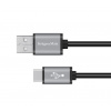 Kabel USB Kruger&Matz KM1240 USB-C / USB-C 1,8m černý