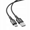 ACEFAST KÁBEL USB - USB TYP C 1,2M, 3A ČIERNY (C1-