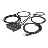 StarTech.com SV211HDUA4K KVM prepínač Čierna (SV211HDUA4K)