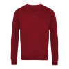 Premier Workwear Pánsky pletený sveter PR694 Burgundy -ca. Pantone 216 S