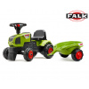 Falk Odrážedlo 1012B Baby Claas Axos s vlečkou