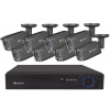 Securia Pro IP kamerový systém NVR8CHV4S-B smart, čierny Nahrávanie: 8TB disk