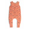 Sleepee Celoročný spací vak s nohavicami Vintage Animals Amaranth/Cream Veľkosť: XS