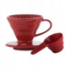 Hario Dripper V60-01 Ceramic Red