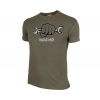 BENNON MACHR TOOL T-SHIRT GREEN / Bavlnené tričko s krátkym rukávom - khaki XL