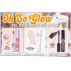 theBalm Holiday Lip Oil - Too Slow, Mauve Over olej na pery 7 ml + Oliver Dewy Face Drops - Golden Glow tekutý rozjasňovač 28 ml + Big Fan™ Maximizing Mascara riasenka na objem a zahustenie mihalníc 8