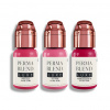 PERMA BLEND LUXE Pink Lip Mini Set pigmentov na pery 3x15 ml