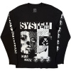 Tričko s dlhým rukávom System of a Down - Hypno Hi-Contrast, Unisex,Čierna,S
