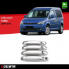 Nerez kryty kľučiek Volkswagen Caddy III - 8 ks