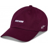 šiltovka DEDUCE STRAPBACK, ALPINESTARS (burgundy)