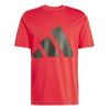 adidas Essentials Big Logo Tee Pure Ruby/Black M