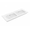 Villeroy & Boch Venticello - Dvojumývadlo nábytkové 130x50 cm, s prepadom, bez otvoru na batériu, alpská biela 4111DJ01