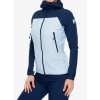 Softshellová bunda dámska Millet Fusion Xcs Hoodie - iceberg/saphir
