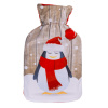 GiftyCity Termofor s fleecovým obalom, 0,7 l, tučniak