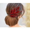 B-TOP Ozdoba do vlasov Červený List