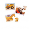 Bigjigs Toys 3v1 stavebné stroje
