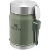 Nerezová termoska na jedlo (400 ml) , matt black Farba: forest green