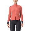 Castelli Alpha Flight Ros W, Mineral red/ Black reflex Veľkosť: S Dámska ľahká cyklistická bunda do prechodných podmienok