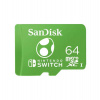 SanDisk MicroSDXC karta 64GB pro Nintendo Switch (R:100/W:90 MB/s, UHS-I) (SDSQXAO-064G-GN6ZN)