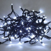 MagicHome Reťaz Ceibo 192 LED studená biela 3xAA časovač exteriér osvetlenie L-14,30 m