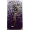 Púzdro Iphone 4/4S jašterica - fialová