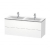 Duravit L-Cube - Umývadlová skrinka, 55x129x48 cm, 2 zásuvky, biela mat LC625801818
