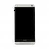 LCD displej + Dotyková plocha + Predný kryt HTC One M7 Silver