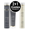 Medavita Blondie BLACK šampon 250 ml + maska 150 ml + šampon 250 ml kosmetická sada pro extra ledovou blond