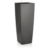 Kvetináč Lechuza Cubico Alto 40/105 antracit set