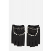 RUKAVICE KARL LAGERFELD K/SIGNATURE EMBELISH FL GLOVE BLACK