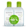 Bioderma Sébium H2O Festival micelárna pleťová voda na mastnú a zmiešanú pleť 2 x 250 ml darčeková sada