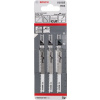 Bosch Pílové plátky do priamočiaré píly U 101 B Clean for Wood, 3 kusy, 2608630565